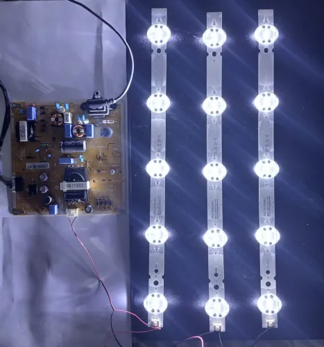 Kit 3 Barras De Led Tv Lg 43" Ssc_y19_43lm63 (5 Leds Por Barra) - Testado!