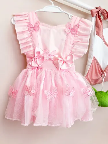 SALOPETE INFANTIL MESVERSÁRIO JARDINEIRA