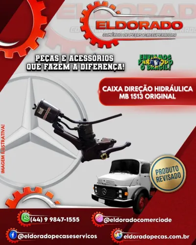 caixa de direção hidráulica MB 1513 original