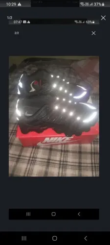 NIKE SHOX na caixa