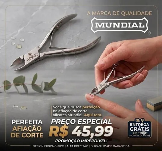 Alicate de cuticula da Mundial