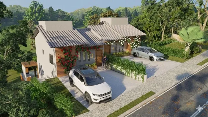PRÉ-LANÇAMENTO - RUA 86 | Casas em Itaipu - 3 quartos - amplo quintal privativo - 2 vagas