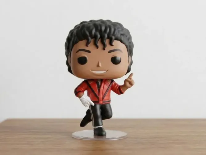 Boneco colecionável Michael Jackson
