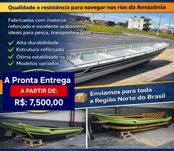 Bote de Alumínio Reforçado de Alta Durabilidade