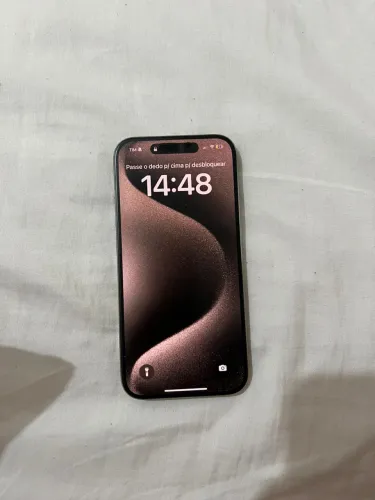 iPhone 15 Pro 128GB Titânio Natural | Único Dono | Bateria +85%