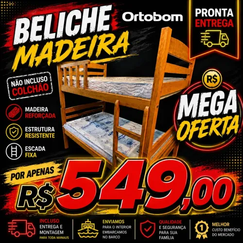 Beliche Madeira R$ 549,00