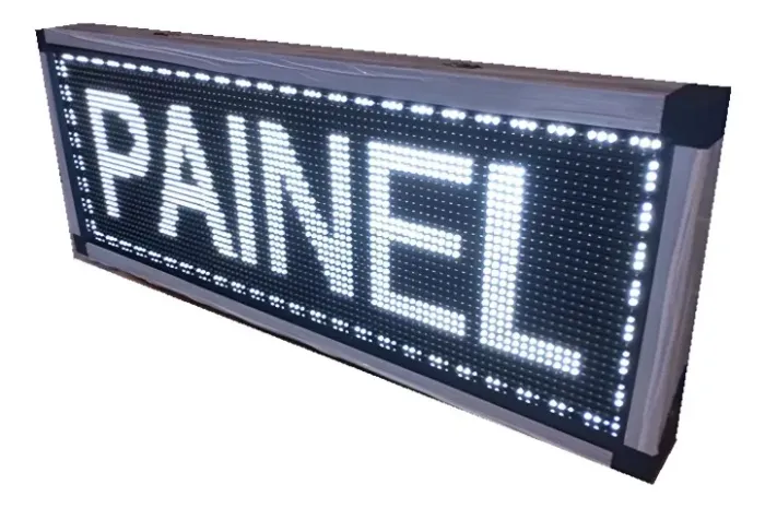 Painel Letreiro - Divulgação de Produtos em LED Branco - 12x $81,75 no cartão de crédito