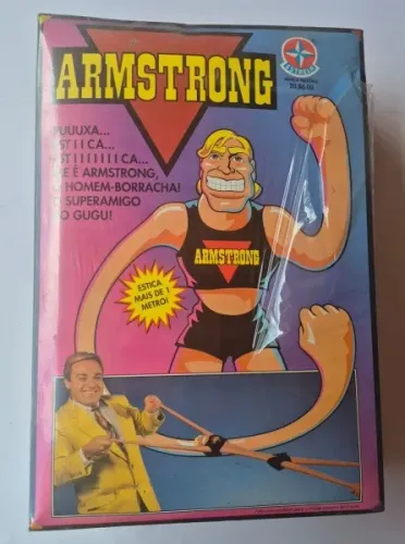 BONECO ARMSTRONG LACRADO ESTRELA UNICO NO LEILÃO. ITEM MUITO RARO