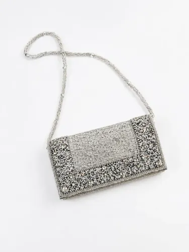 Bolsa de Festa Prata