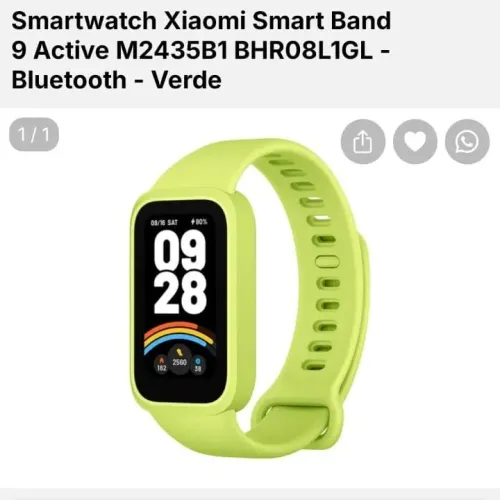 Xiaomi Smart Band 9 Active R$ 199.00