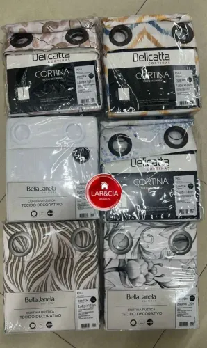 Cortina Rústica Sem Bleucaute 