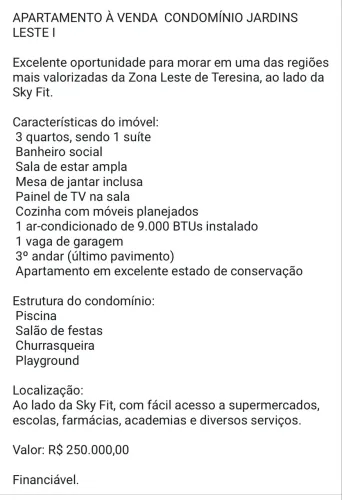 Apartamento Jardins do leste 1