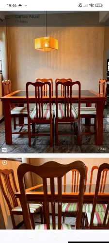 Mesa com 6 cadeiras