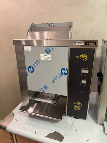 Tostadeira vertical inox para pão de hambúrgueres digital Nova