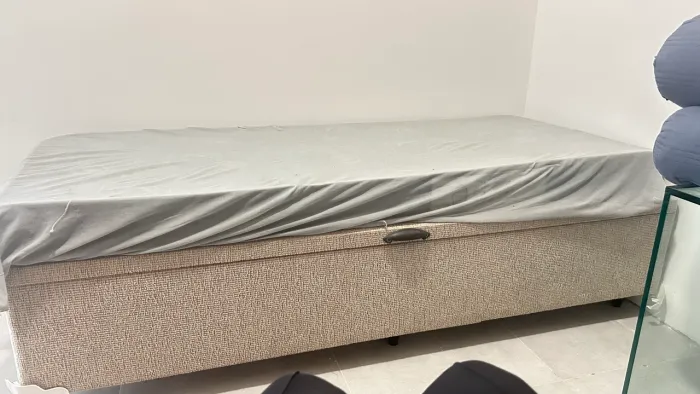 Cama box baú com colchão