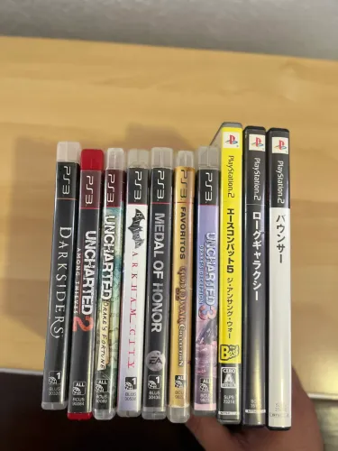 LOTE JOGOS PS3 e PS2 - ORIGINAIS