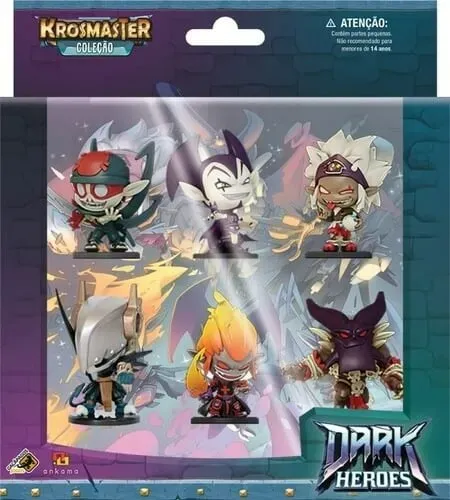 Krosmaster Dark Heroes Boardgame expansão - Jogo de tabuleiro