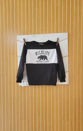 Blusa moletom infantil preta menino riachuelo tam 4