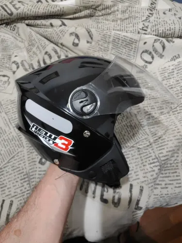 Capacete new libert preto N 58