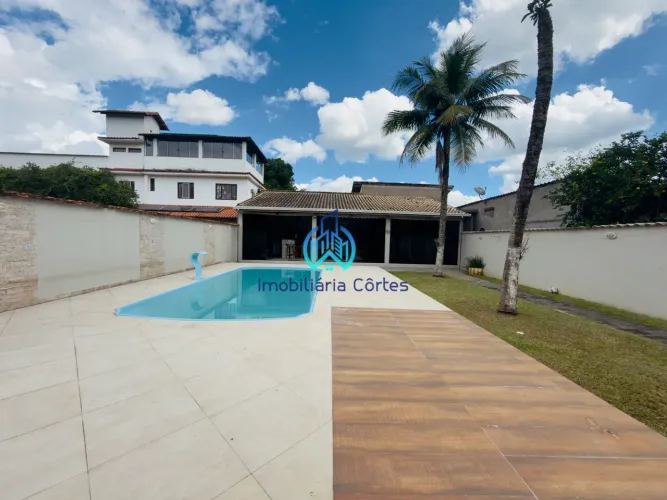 Casa 100% Mobiliada com Piscina e Área Gourmet  Locação Mensal em Guapimirim