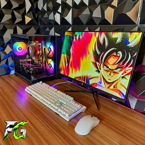 Pc Gamer Ryzen 7 5700G - Monitor Gamer 240Hz 1ms FHD iPS FAST 24 Polegadas
