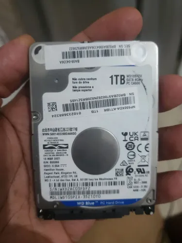HD 1000gb WDBlue saude 100% 