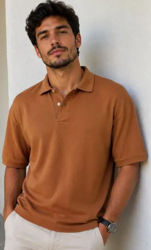 Blusa Polo da Aviator Marrom tamanho G, bonita, bem confortável, tecido macio, moderna.