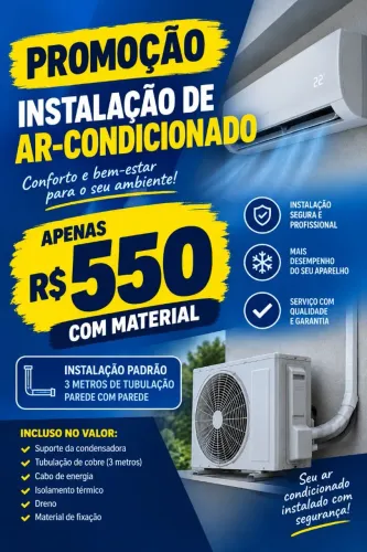 instalação de ar-condicionado