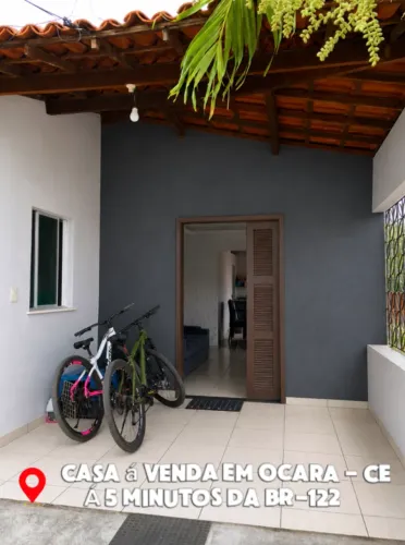 CASA EM OCARA-CE / 5 MINUTOS DA BR-122 / ÓTIMA LOCALIZAÇÃO