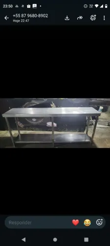 Mesa de inox