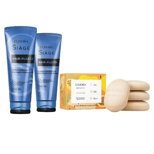 SUPER PROMOÇÃO! COMBO EUDORA SIÀGE + KIT SABONETE