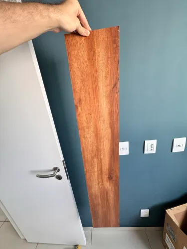 3 caixas Piso Vinílico e-Piso Wood Planks - modelo Carajás (Novo)