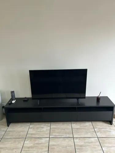 Rack Aspen 219 cm - Preto Fosco Preto Fosco