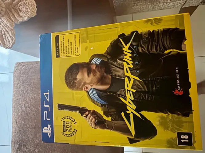 Jogo de ps4 Cyberpunk2077 edição steelbox 