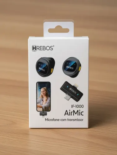 Microfone de lapela profissional