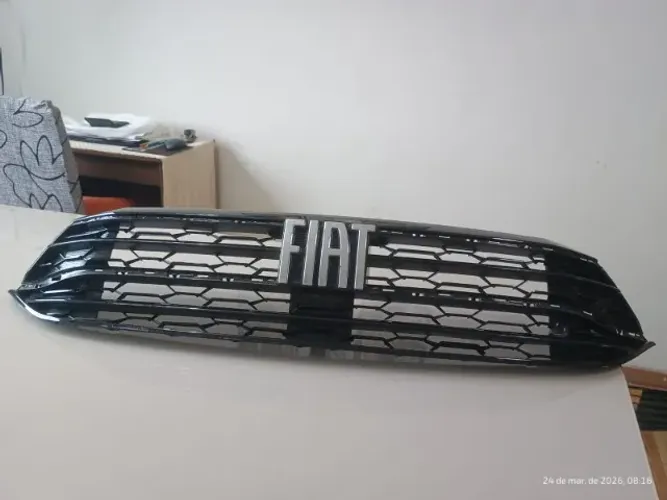 GRADE RADIADOR FIAT TORO 2021 2022 2023 FRISO PRETO ORIGINAL