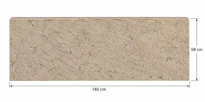 Chapa De Granito Branco Itaunas Para Cozinha