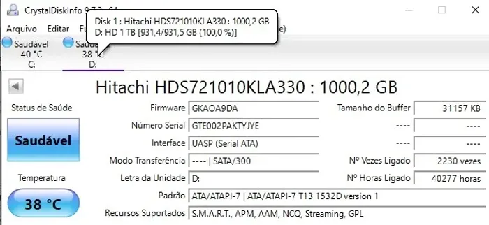 HD 1TB Desktop 3.5" 