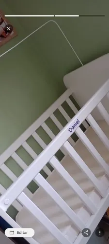 Mini berço com colchão