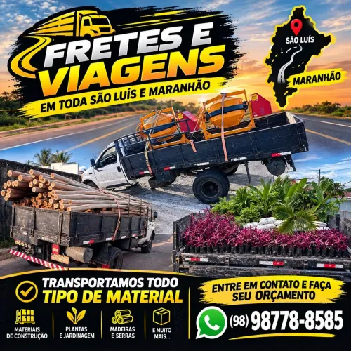 Fretes de São Luís para todo Maranhão