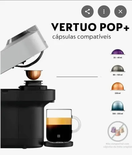 Cafeteira Nespresso Vertuo Pop duo 110/127v