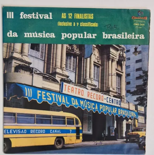 Lp III FESTIVAL DA MUSICA POPULAR BRASILEIRA, CHANTECLER, 1967