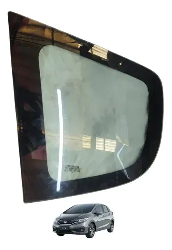 Vidro Fixo Vigia Honda Fit 2003 A 2008 Traseira Esquerda