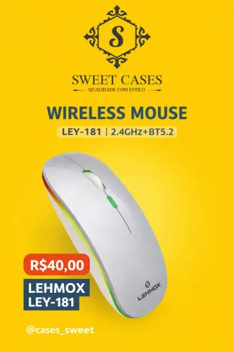 Mouse sem Fio Lehmox LEY-181