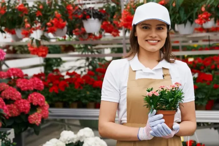 Florista com experiência