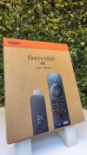 Amazon Fire TV Stick 4K 8GB Wi-Fi 6 Alexa Streaming Novo