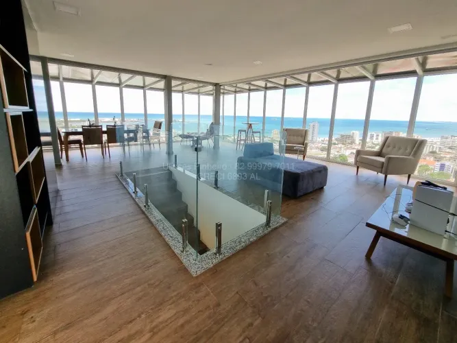 Cobertura duplex 411m2 vista mar e lagoa 