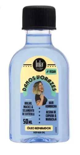 Kit 2 Óleos Reparadores Danos Vorazes 50mL Lola Cosmetics por só 35 reais 