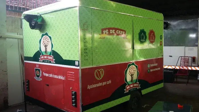 Trailer café pão de queijo food