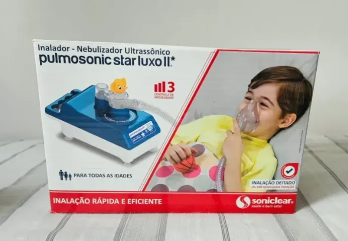 Aparelho de nebulização. Inalador / nebulizador.